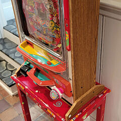 Vintage Pachinko Machine and Stand