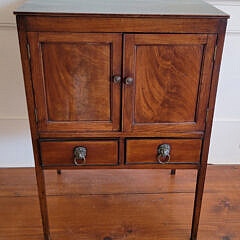 Mahogany Bedside Cabinet Nightstand