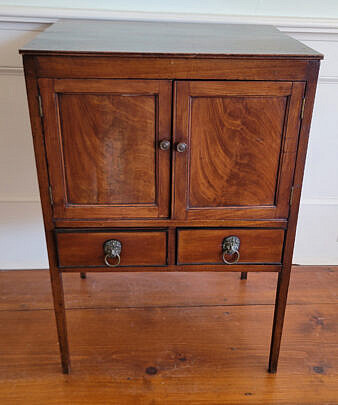 Mahogany Bedside Cabinet Nightstand