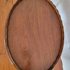 19th Century Mahogany Serving Tray Mounted on Later Stand