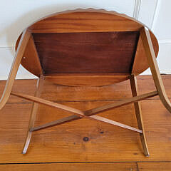 19th Century Mahogany Serving Tray Mounted on Later Stand