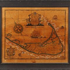 Austin Strong 1921 Map of Nantucket