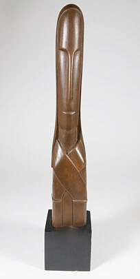 Nikita Karpenko Carved Wood Sculpture "Madonna"