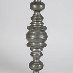 Pair of 19th Century Continental Pewter Pricket Sticks 