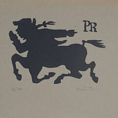 Two Donn Russell Limited Edition Prints, Paul Revere and George Washington