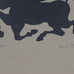 Two Donn Russell Limited Edition Prints, Paul Revere and George Washington