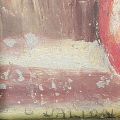 Pair of Antique E. Dalton Oil on Board Still Life Paintings