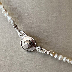9mm White South Sea and Keshi Pearl Necklace