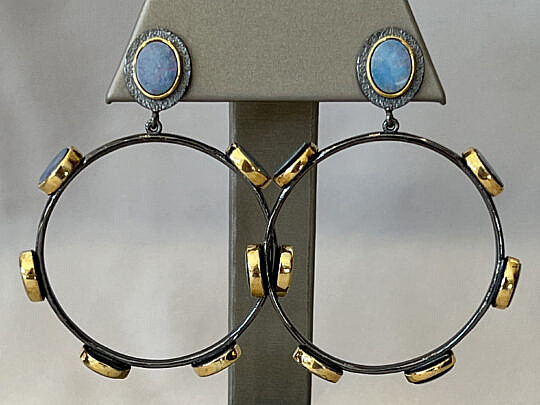 42130 Opal Hoop Earrings A_IMG_7772