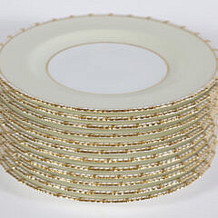 Set of 12 Vintage Royal Crown Derby Dessert Plates, Retailed by Tiffany & Co.