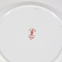 Set of 12 Vintage Royal Crown Derby Dessert Plates, Retailed by Tiffany & Co.