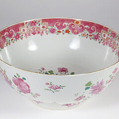 Chinese Export Famille Rose Petite Punch Bowl, circa 1760