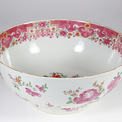 Chinese Export Famille Rose Petite Punch Bowl, circa 1760