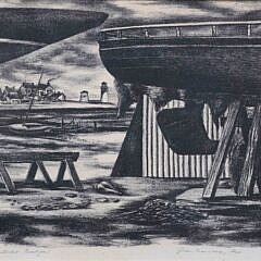 Artist’s Proof “Nantucket Boatyard”