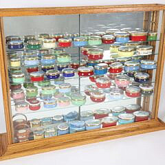 Fifty-One Staffordshire Porcelain Nantucket Trinket Boxes