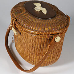 Whaler’s Craft Nantucket Friendship Basket, circa 1967