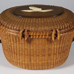 Whaler’s Craft Nantucket Friendship Basket, circa 1967