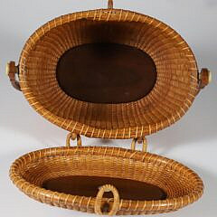 Whaler’s Craft Nantucket Friendship Basket, circa 1967