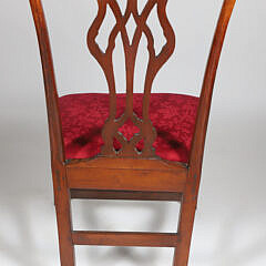 American Chippendale Mahogany Gothic-Splat Side Chair, circa 1780