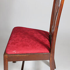 American Chippendale Mahogany Gothic-Splat Side Chair, circa 1780