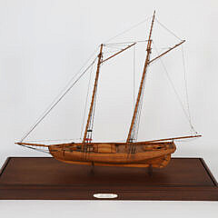 Nikita Karpenko Cased Model “Pilot Schooner Mary Taylor 1849”, Crafted circa 1932
