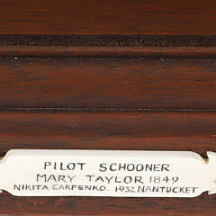 Nikita Karpenko Cased Model “Pilot Schooner Mary Taylor 1849”, Crafted circa 1932