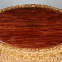 Bill Sevrens Double Swing Handle Oval Nantucket Basket
