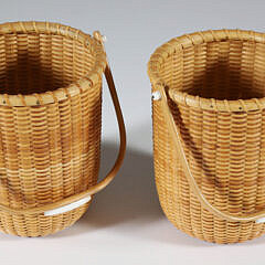 Two Susan Chase Ottison Nantucket Baskets
