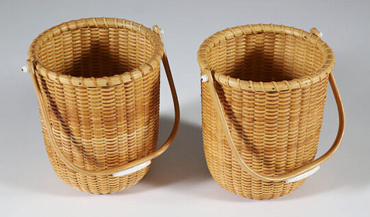 Two Susan Chase Ottison Nantucket Baskets