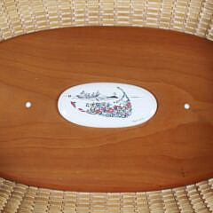 Susan Chase Ottison Oval Double Swing Handle Nantucket Basket, circa 1997