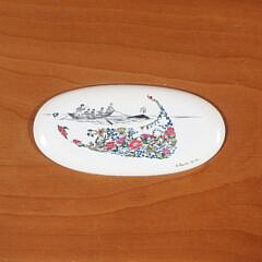 Susan Chase Ottison Oval Double Swing Handle Nantucket Basket, circa 1997