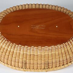 Susan Chase Ottison Oval Double Swing Handle Nantucket Basket, circa 1997