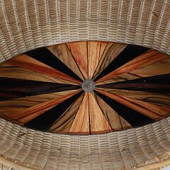 Bill Sevrens Oval Double Swing Handle Nantucket Basket