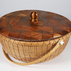 Bill Sevrens Lidded Nantucket Basket
