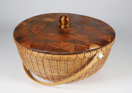 Bill Sevrens Lidded Nantucket Basket