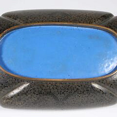 Vintage Chinese Cloisonne Oval Planter