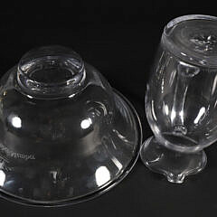 Simon Pearce Sankaty Golf Club Glass Bowl and Pitcher