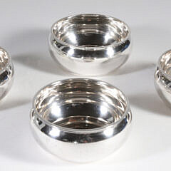 Four Sterling Silver Finger Bowls