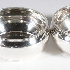 Four Dominick & Haff Sterling Silver Finger Bowls