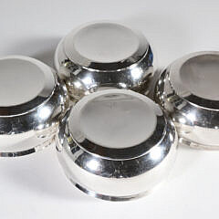 Four Dominick & Haff Sterling Silver Finger Bowls