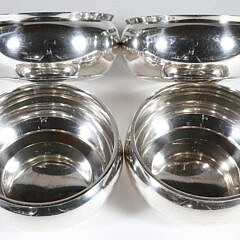 Four Dominick & Haff Sterling Silver Finger Bowls