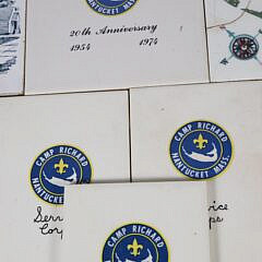 Collection of Fifteen Nantucket Porcelain Tiles 