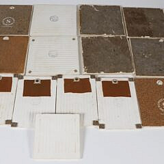 Collection of Fifteen Nantucket Porcelain Tiles 
