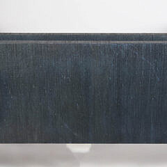 Serena & Lily Blue Textured Grasscloth Fabric Wrapped Two Tier Console Table