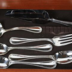 Reed and Barton Stainless Flatware Service for Twelve