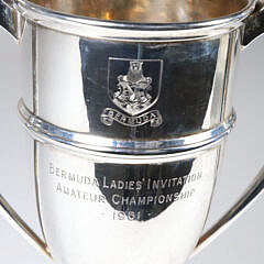 Vintage English Sterling Silver Trophy Cup, Awarded “Bermuda Ladies Invitation Amateur Championship, 1961”