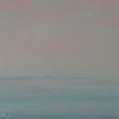Robert Stark Jr. Oil on Board “Swan on the Pond”