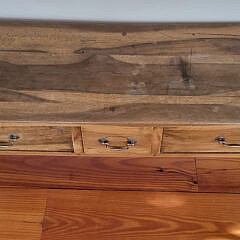 French Fruitwood Three Drawer Server, 19th Century