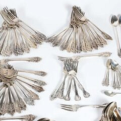 163 Piece Wallace Grand Baroque Sterling Silver Flatware Service