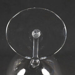 Twelve Baccarat Crystal Wine Glasses 